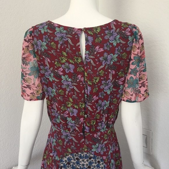 Johnny was sonny mixed floral print Dress - Picture 9 of 14